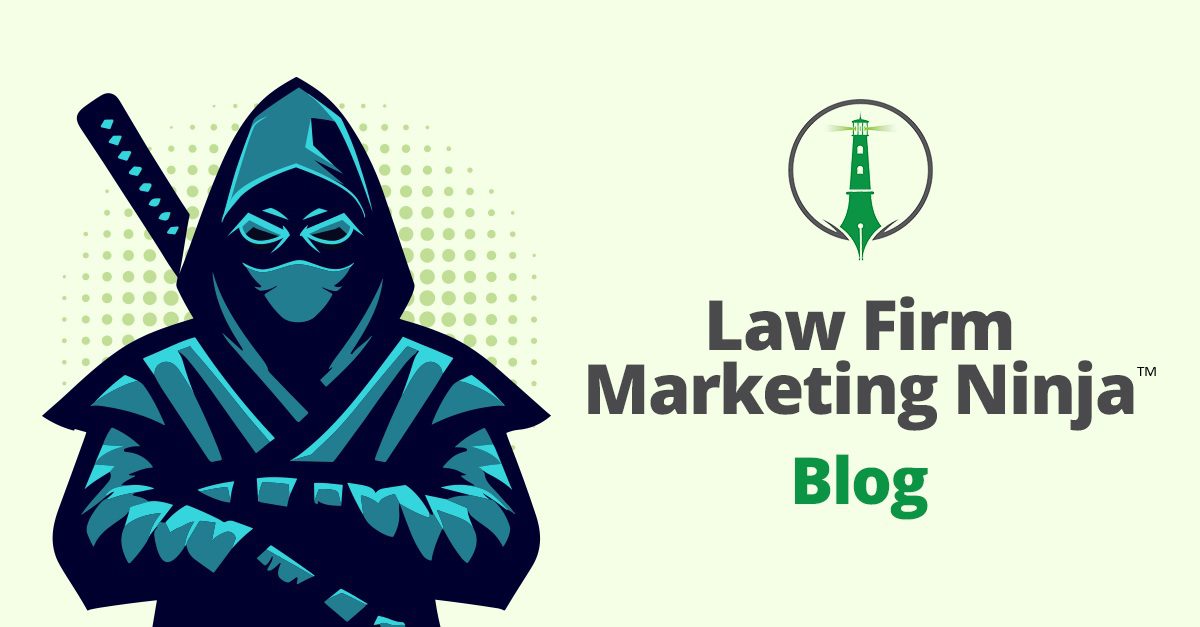 Law Firm Marketing Ninja Blog - Ninja Graphic with trademark